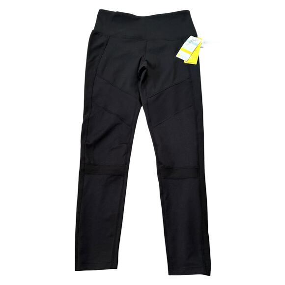 ZELLA Black Ankle Length Cropped Leggings Women's Size Medium NWT Moto - Picture 1 of 7